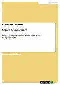 E-Book (epub) Sparen beim Drucken von Klaus-Uwe Gerhardt