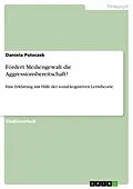 E-Book (pdf) Fördert Mediengewalt die Aggressionsbereitschaft? von Daniela Poloczek