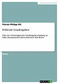 E-Book (epub) Fehlende Gnadengaben von Florian Philipp Ott