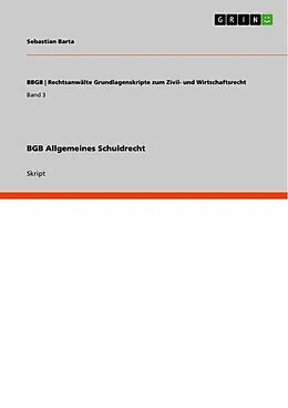 E-Book (epub) BGB Allgemeines Schuldrecht von Sebastian Barta