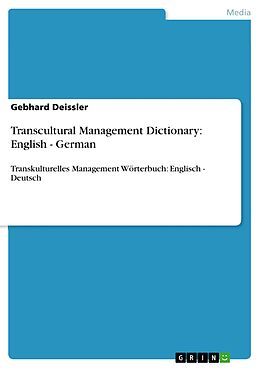 eBook (pdf) Transcultural Management Dictionary: English - German de Gebhard Deissler