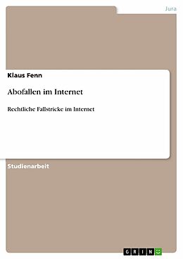 E-Book (pdf) Abofallen im Internet von Klaus Fenn