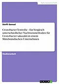 E-Book (epub) Cronobacter Testreihe - Ein Vergleich unterschiedlicher Nachweismethoden für Cronobacter sakazakii in einem Mittelständischen Unternehmen von Steffi Gensel