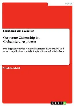 E-Book (epub) Corporate Citizenship im Globalisierungsprozess von Stephanie Julia Winkler