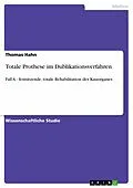 E-Book (pdf) Totale Prothese im Dublikationsverfahren von Thomas Hahn