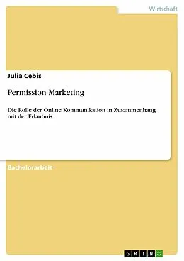 E-Book (epub) Permission Marketing von Julia Cebis