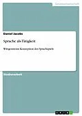 E-Book (epub) Sprache als Tätigkeit von Daniel Jacobs