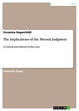 E-Book (pdf) The Implications of the Metock Judgment von Veronica Hagenfeldt