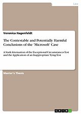 eBook (pdf) The Contestable and Potentially Harmful Conclusions of the 'Microsoft' Case de Veronica Hagenfeldt