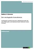 E-Book (pdf) Der ontologische Gottesbeweis von Nadine E. Schreiner