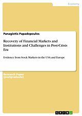 eBook (pdf) Recovery of Financial Markets and Institutions and Challenges in Post-Crisis Era de Panagiotis Papadopoulos