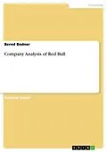E-Book (pdf) Company Analysis of Red Bull von Bernd Bodner