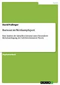 E-Book (epub) Burnout im Wettkampfsport von David Fußinger