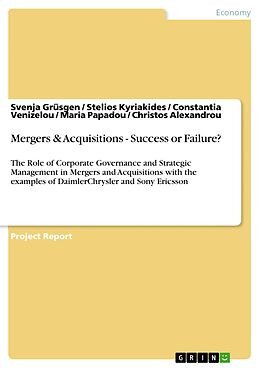 eBook (pdf) Mergers & Acquisitions - Success or Failure? de Svenja Grüsgen, Stelios Kyriakides, Constantia Venizelou