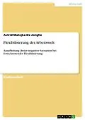 E-Book (pdf) Flexibilisierung der Arbeitswelt von Astrid Matejka-De Jonghe