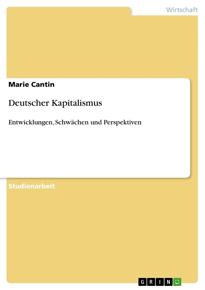Deutscher Kapitalismus