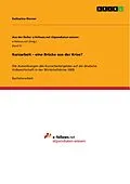 E-Book (pdf) Kurzarbeit - eine Brücke aus der Krise? von Katharina Werner