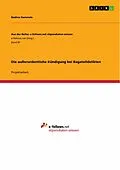 E-Book (epub) Die außerordentliche Kündigung bei Bagatelldelikten von Nadine Hammele