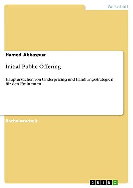 Kartonierter Einband Initial Public Offering von Hamed Abbaspur