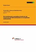 E-Book (epub) Die Ermittlung des anwendbaren Rechts bei der Verweisung auf Mehrrechtsstaaten im europäischen Kollisionsrecht von Benjamin Hansen