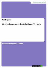 E-Book (pdf) Wechselspannung - Protokoll zum Versuch von Jan Hoppe