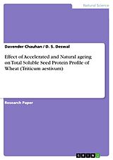 eBook (pdf) Effect of Accelerated and Natural ageing on Total Soluble Seed Protein Profile of Wheat (Triticum aestivum) de Davender Chauhan, D. S. Deswal