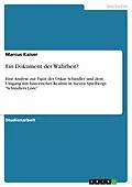 E-Book (epub) Ein Dokument der Wahrheit? von Marcus Kaiser