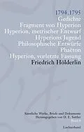 E-Book (epub) Sämtliche Werke, Briefe und Dokumente. Band 4 von Friedrich Hölderlin