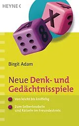E-Book (epub) Neue Denk- und Gedächtnisspiele von Birgit Adam