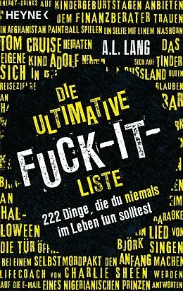 E-Book (epub) Die ultimative Fuck-it-Liste von A.L. Lang