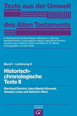 E-Book (pdf) Historisch-chronologische Texte II von Manfried Dietrich, Hans Martin Kümmel, Oswald Loretz