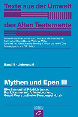 E-Book (pdf) Mythen und Epen III von Elke Blumenthal, Friedrich Junge, Frank Kammerzell