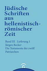 E-Book (pdf) Die Testamente der zwölf Patriarchen von Jürgen Becker