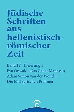 E-Book (pdf) Das Gebet Manasses. Die fünf syrischen Psalmen von Eva Osswald, A.S. van der Woude