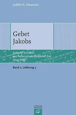 E-Book (pdf) Gebet Jakobs von Judith H. Newman
