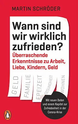 E-Book (epub) Wann sind wir wirklich zufrieden? von Martin Schröder