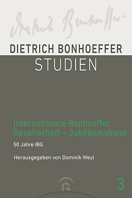 E-Book (epub) Internationale Bonhoeffer Gesellschaft  Jubiläumsband von 