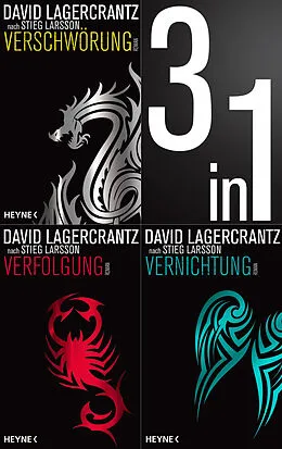 E-Book (epub) Die Millennium-Saga 4-6: Verschwörung / Verfolgung / Vernichtung (3in1-Bundle) von David Lagercrantz
