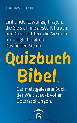 E-Book (epub) Quizbuch Bibel von Thomas Lardon