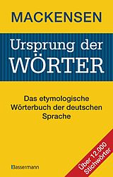 E-Book (pdf) Ursprung der Wörter von Lutz Mackensen