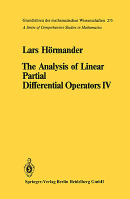 E-Book (pdf) The Analysis of Linear Partial Differential Operators IV von Lars Hörmander