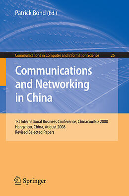 Kartonierter Einband Communications and Networking in China von 