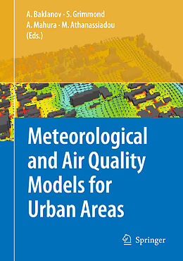 Couverture cartonnée Meteorological and Air Quality Models for Urban Areas de 