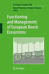 Fester Einband Functioning and Management of European Beech Ecosystems von