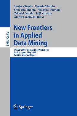 Kartonierter Einband New Frontiers in Applied Data Mining von 