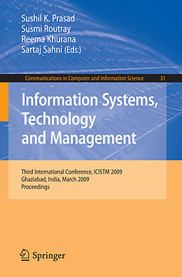 E-Book (pdf) Information Systems, Technology and Management von Sushil K. Prasad, Susmi Routray, Reema Khurana