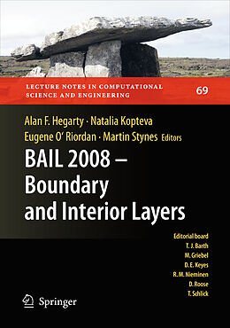 Couverture cartonnée BAIL 2008 - Boundary and Interior Layers de 