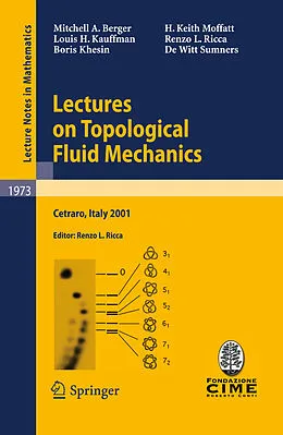 E-Book (pdf) Lectures on Topological Fluid Mechanics von Mitchell A. Berger, Louis H. Kauffman, Boris Khesin