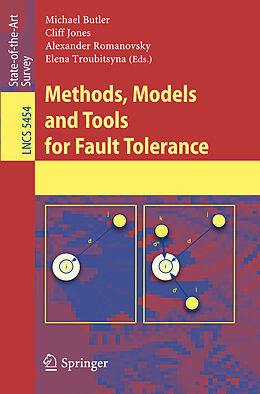 Couverture cartonnée Methods, Models and Tools for Fault Tolerance de 