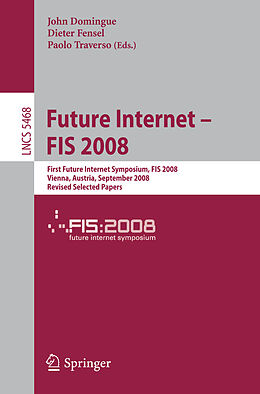 Kartonierter Einband Future Internet - FIS 2008 von 